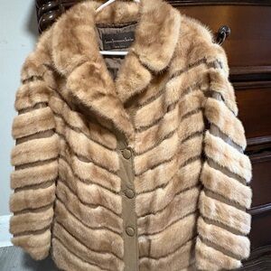 Luxurious Tan Faux Fur Teddy Jacket
